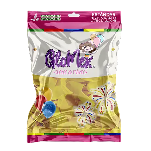 Globos Amarillo Estándar Glomex