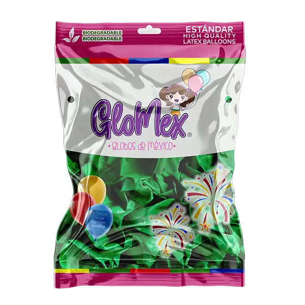 Globos Verde Estándar Glomex