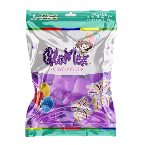 Globos Lila Pastel   Glomex