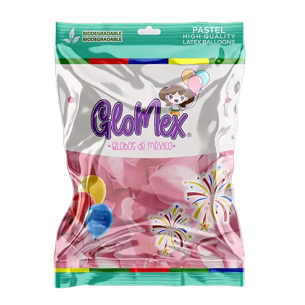 Globos Rosa Pastel Glomex