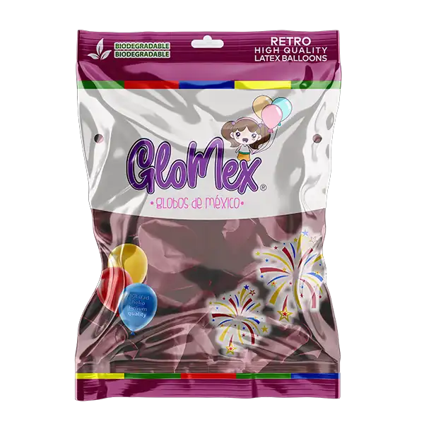 Globos Rosa Retro Glomex
