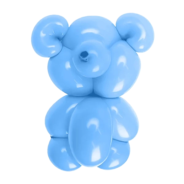 Globos Azul bebé Estándar 260 Glomex Imagen 2