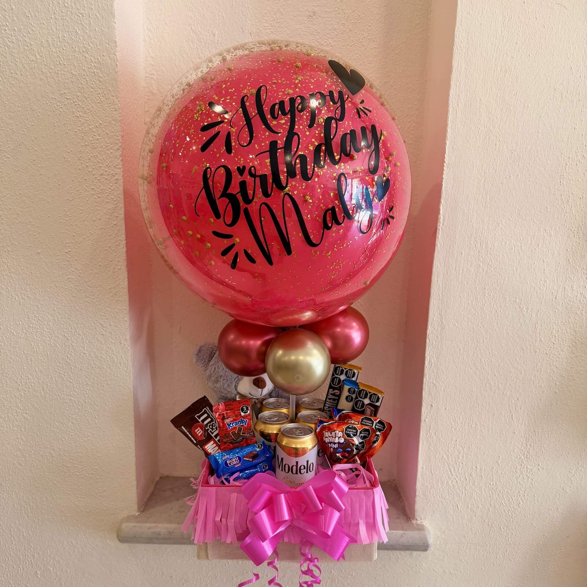 Ideas para cumpleaños con decoración de globos en Los Cabos